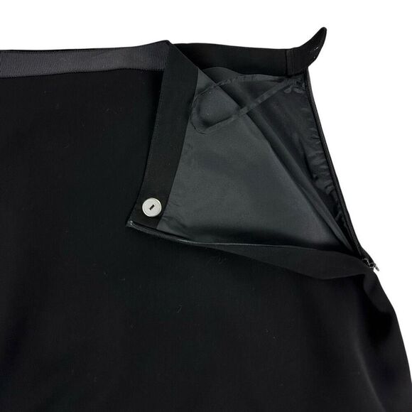Banana Republic Black lined Skirt size 14 Asymmetrical - Picture 4 of 8